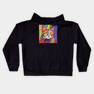 fauvism cat art les fauves pt3 Kids Hoodie